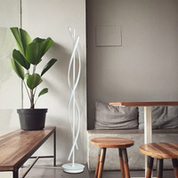 Nouveau produit élégant canapé d'angle Orange lampe sur pied moderne