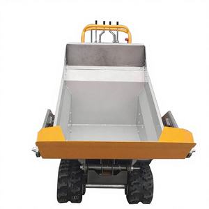 Бензиновый мини-самосвал Honda GX200 QTP600H с полным гидравлическим приводом, гусеничный погрузчик, двигатель с насосом, грузоподъемность 600 кг, высокая эффективность - Product Image 4