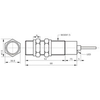 IP67 jarak M30 NPN/PNP NO/NC 10.0mm Sensor jarak induktif Harga bagus Design Desain tahan air Standar