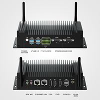 HYSTOU PC Mini Tanpa Kipas Generasi ke-10 Intel I7-10510U DDR3 SSD RS232 RS485 HD DP USB Komputer Industri Baru 7*24 Jam Kerja Terus Menerus