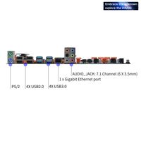 Nouvelle carte mère de bureau X99-FD4 prend en charge le processeur Intel Xeon E5, double canal, 4x DDR4 mémoire, SATA3.0, M.2 PCIe3.0, nouvelle carte mère X99