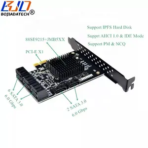 8 sata 3.0 sata3 מחבר pci אקספרס pci-e 1x הרחבה עבור כונן דיסק קשיח HDD