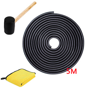 Car Door <b>Edge</b> Anti Collision Strip Rubber Red No Adhesive For Sedan Suv Protection - Product Image 4