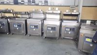 Machine d'emballage sous vide modèle 760, largeur de travail 600 mm pour l'emballage sous film de steaks, fruits de mer, fromages, certifiée CE