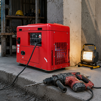 CE-Zertifizierter 9,5kW 68dB Leiser Benzingenerator 4-Takt 3-Phasen 220V Luftgekühlt mit Autostart für Heimgebrauch USA EU Bauindustrie