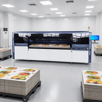 Imprimante numérique à jet d'encre à plat simple ou multiple passe, alimentation automatique, pour boîtes à pizza, impression en une seule passe, nouvelle garantie 1 an