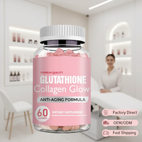 Complément de collagène, capsules blanchissantes pour la peau, produits blanchissants pour la peau, gommes blanchissantes pour une peau éclatante pour femme