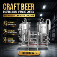 Équipement de micro-brasserie HG Beer 1000L 10BBL avec garantie de 6 ans et utilisation facile