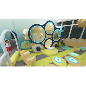 פארק שעשועים מסחרי לילדים, משחקים מקורים עם מגלשת קרן LED, טיפוס, ידידותי לסביבה, צבע בהתאמה אישית - Product Image 4