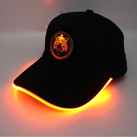 Chapeaux à lentilles clignotantes à LED avec logo personnalisé chapeaux lumineux