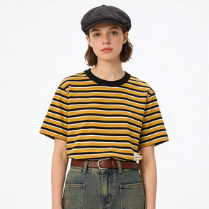 Ropa de Verano para Hombre, 100% Algodón Orgánico, Venta al Por Mayor, Personalizada, de Alta Calidad, Premium, Rayas Teñidas con Hilo, Estilo Náutico, Proveedor Destacado - Product Image 2