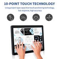Calendrier mural industriel numérique LED de 15.6 pouces personnalisé écran tactile capacitif Interface USB nouveau moniteur publicitaire
