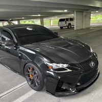 Couvercle de moteur de capot en fibre de carbone modifié Lexus GSF de haute qualité avec boulons 2012 +