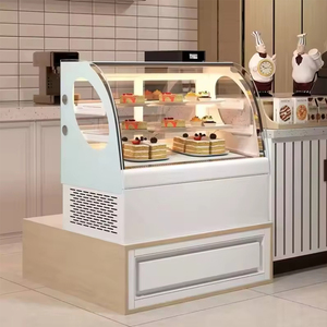 Refrigerador Comercial para Exhibición de Cupcakes, Pasteles y Sándwiches con Enfriamiento por Aire, <span class=keywords><strong>Encimera</strong></span> de Acero Inoxidable - Product Image 3