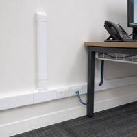 Goulotte de câblage électrique en plastique sur mesure, profilé extrudé ignifuge en PVC, ABS, UPVC avec couvercle à clipser