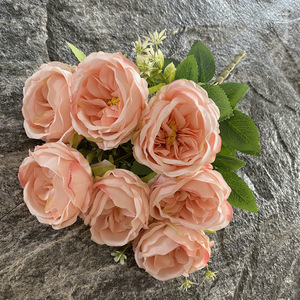 Centro de Mesa de <span class=keywords><strong>Rosas</strong></span> Artificiales Hechas a Mano OBM OEM ODM para <span class=keywords><strong>Comprar</strong></span> al por Mayor, Decoración de Bodas, Hoteles, Fiestas y Fotografía - Product Image 4