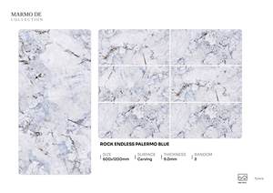 กระเบื้องพอร์ซเลนลายหินอ่อนสีดำ ขนาด 600x1200 มม. ผิวมันเงา สไตล์โดดเด่น หรูหรา สำหรับผนังและพื้น คอลเลคชั่นจากผู้ผลิต ราคาดีที่สุด - Product Image 2