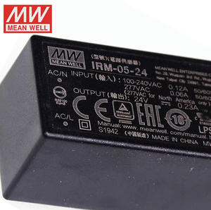 <span class=keywords><strong>IRM</strong></span> MeanWell <span class=keywords><strong>IRM</strong></span>-01/02/<span class=keywords><strong>03</strong></span>/05/10-/5/<span class=keywords><strong>12</strong></span>/15/24/48 2W3W 24V Module d'alimentation à découpage scellé coque en plastique caractéristiques de sortie AC-DC - Product Image 3
