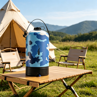 Sac de douche solaire en PVC imperméable, multifonction, pliable, capacité de 10000 L, pochette de bain pour le camping en plein air, chauffe-eau portable
