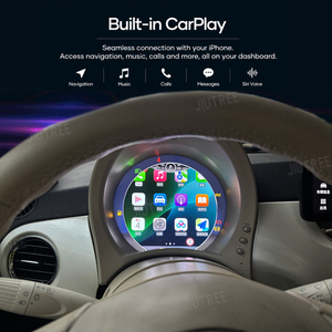 Tableau de bord numérique JIUTREE Carplay pour Fiat 500 2007-2015, écran LCD, cockpit virtuel, tableau de bord numérique - Product Image 4