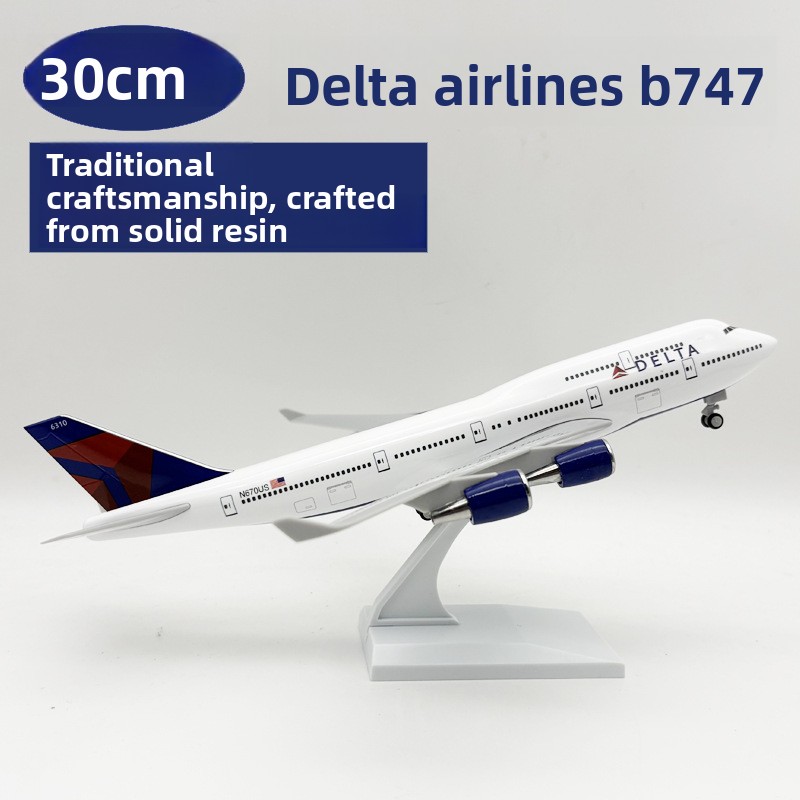 30cm delta airlines b747