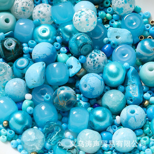 ลูกปัดอะคริลิคทรงต่างๆ สีแดง สำหรับทำเครื่องประดับ DIY งานฝีมือ ลูกปัดแบบหลวม AC2636 - Product Image 2