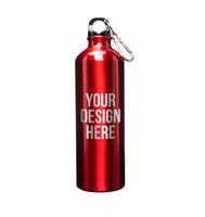 Bouteille d'eau en aluminium réutilisable écologique personnalisée en métal pour le sport en plein air avec logo personnalisé
