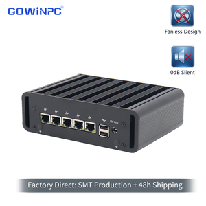 อุปกรณ์ไฟร์วอลล์ขนาดเล็ก Intel N100/N97 พร้อมพอร์ต LAN ความเร็ว 2.5Gbps จำนวน 5 พอร์ต ชิปเซ็ต I226V สำหรับความปลอดภัยของเครือข่ายองค์กร - Product Image 2