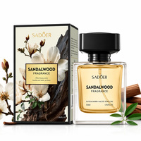 Parfum pour femmes et hommes très vendu, parfum longue durée, bois de santal, vétiver, thé vert, parfum romantique, eau de parfum originale