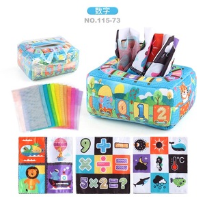 Juguete sensorial de Desarrollo Infantil arrugado de alto contraste de peluche suave caja de pañuelos para <span class=keywords><strong>bebés</strong></span> <span class=keywords><strong>juguetes</strong></span> Montessori para <span class=keywords><strong>bebés</strong></span> de <span class=keywords><strong>6</strong></span> a 12 <span class=keywords><strong>meses</strong></span> - Product Image 4