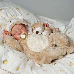 Boneka bayi perempuan vinil silikon seluruh tubuh, boneka ulang tahun anak perempuan seperti hidup realistis 50cm - Product Image 5