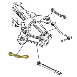 Tige de direction d'essieu avant Chrysler Pacifica 4743246AA, pièce de rechange pour système de suspension MacPherson - Product Image 4