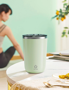 Taza autoagitadora automática de 350ml, taza magnética recargable de acero inoxidable 304, taza mezcladora de leche, mezclador inteligente, botella Tornado de agua - Product Image 4