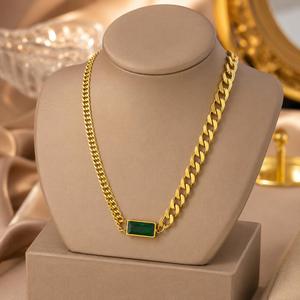 Custom Stainless Steel 18K Gold Zircon Trendy Layered Heart Butterfly Pendant Necklace Women's <b>Gift</b> Bulk - Product Image 4