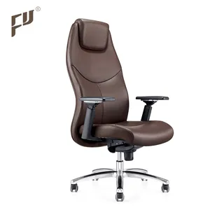 FURICCO-silla giratoria de cuero PU para oficina, ejecutiva, espalda alta, ergonómica, fabricante comercial