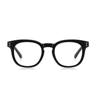 Monture de lunettes optiques Partagas Retro TR90 carrée souple avec branches à clipser, anti-lumière bleue, pour femmes et hommes