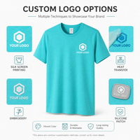 T-shirt Homme Personnalisé avec Logo, Coton Peigné 180g, Vert Émeraude, Manches Courtes, Col Rond, Vierge, OEM ODM, Vente en Gros