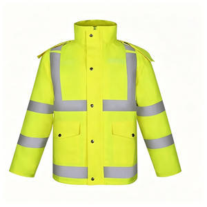 Equipo de Seguridad para la Noche Lluviosa, Equipo de Bomberos, Búsqueda y Rescate, Ropa Impermeable, Chubasquero Reflectante de Alta Visibilidad, Traje Impermeable de Pantalón y Chaqueta - Product Image 1