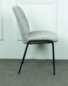 Chaise de salle à manger <span class=keywords><strong>scandinave</strong></span> moderne <span class=keywords><strong>et</strong></span> élégante en <span class=keywords><strong>blanc</strong></span>, gris doré, beige <span class=keywords><strong>et</strong></span> <span class=keywords><strong>noir</strong></span>-Meubles de maison avec design en <span class=keywords><strong>tissu</strong></span> - Product Image 3