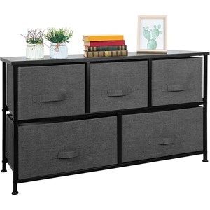 Cassettiere Pieghevoli Mobili per Camera da Letto e Soggiorno Stile Tradizionale Rustico Eco-Sostenibili - Product Image 1