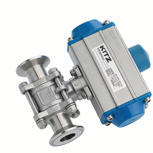 Vanne à boisseau sphérique manuelle en acier inoxydable de haute qualité, trois pièces, raccord de soudage 1/2 po pour l'eau, OEM PABS-PN16P3HUCG-6TC - Product Image 2