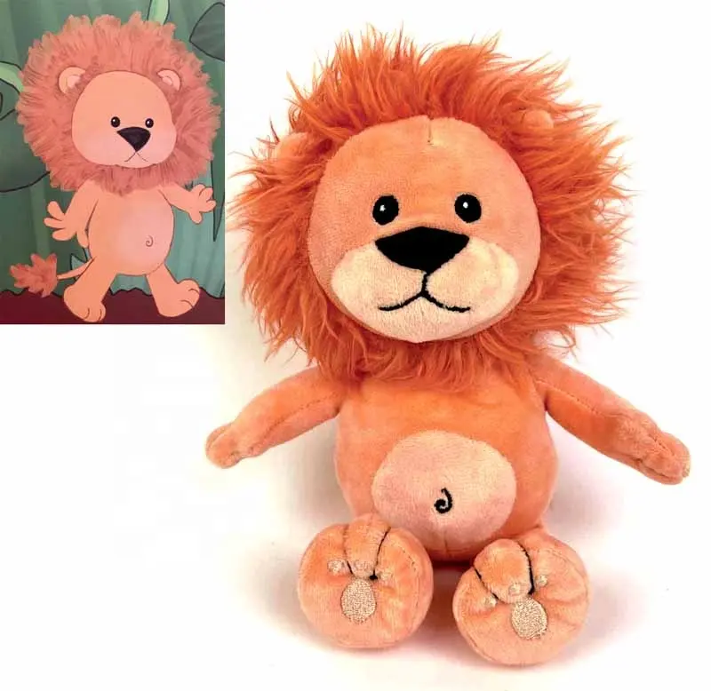 High quality custom plush toy lion stuffed animal lion toy soft toy brown lion
