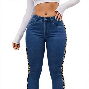 Jeans de Mezclilla para Mujer TRIBON SPORTS, Corte Regular, Cintura Alta, Pierna Recta, Sin Elasticidad, Largo Completo - Product Image 1