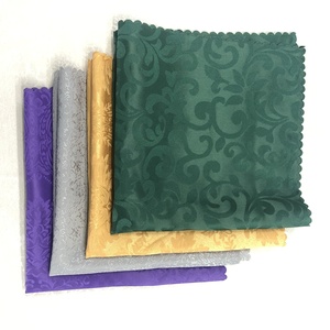Serviettes de table en polyester <span class=keywords><strong>noir</strong></span> de décoration pour le dîner de banquet de mariage - Product Image 6