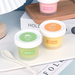 PP Plastic Dessert Cups with Lid Thick Yogurt <strong>Parfait</strong> and <strong>Pudding</strong> Container for Fruit and Ice Cream - Product Image 2