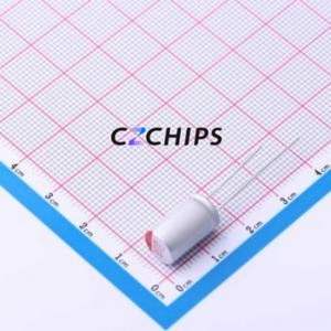 Condensateur solide E2821M025D140RL, composant traversant (THT), D8xL14mm 820uF 20% 25V Polymère - Product Image 1