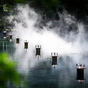 Brouillard artificiel pour paysage extérieur Brouillard de pulvérisation d'eau Jardin Parc d'attraction Brouillard artificiel Fontaine pour enfants - Product Image 3
