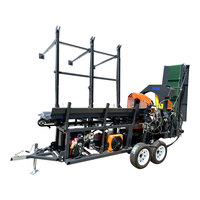 Fendeuse de bois automatique professionnelle 30t haute vitesse avec convoyeur et élévateur de bûches, homologuée EPA CE, robuste, modèle 2026