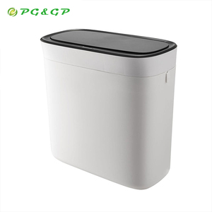 <span class=keywords><strong>Cubo</strong></span> de <span class=keywords><strong>basura</strong></span> eléctrico de plástico ABS para cocina, bote de <span class=keywords><strong>basura</strong></span> pequeño, barato, sin contacto, con tapa de Sensor, 12 <span class=keywords><strong>litros</strong></span> - Product Image 2