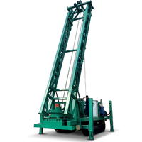 Foreuse rotative électrique YJC pour puits d'eau, diamètre 300-1000 mm, profondeur max. 300 m, mobile, haute productivité, avec boîte de vitesses